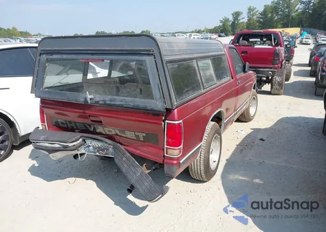 1991 Chevrolet S Truck S10 z USA, uszkodzony, nr VIN 1GCCS14Z8M2100640